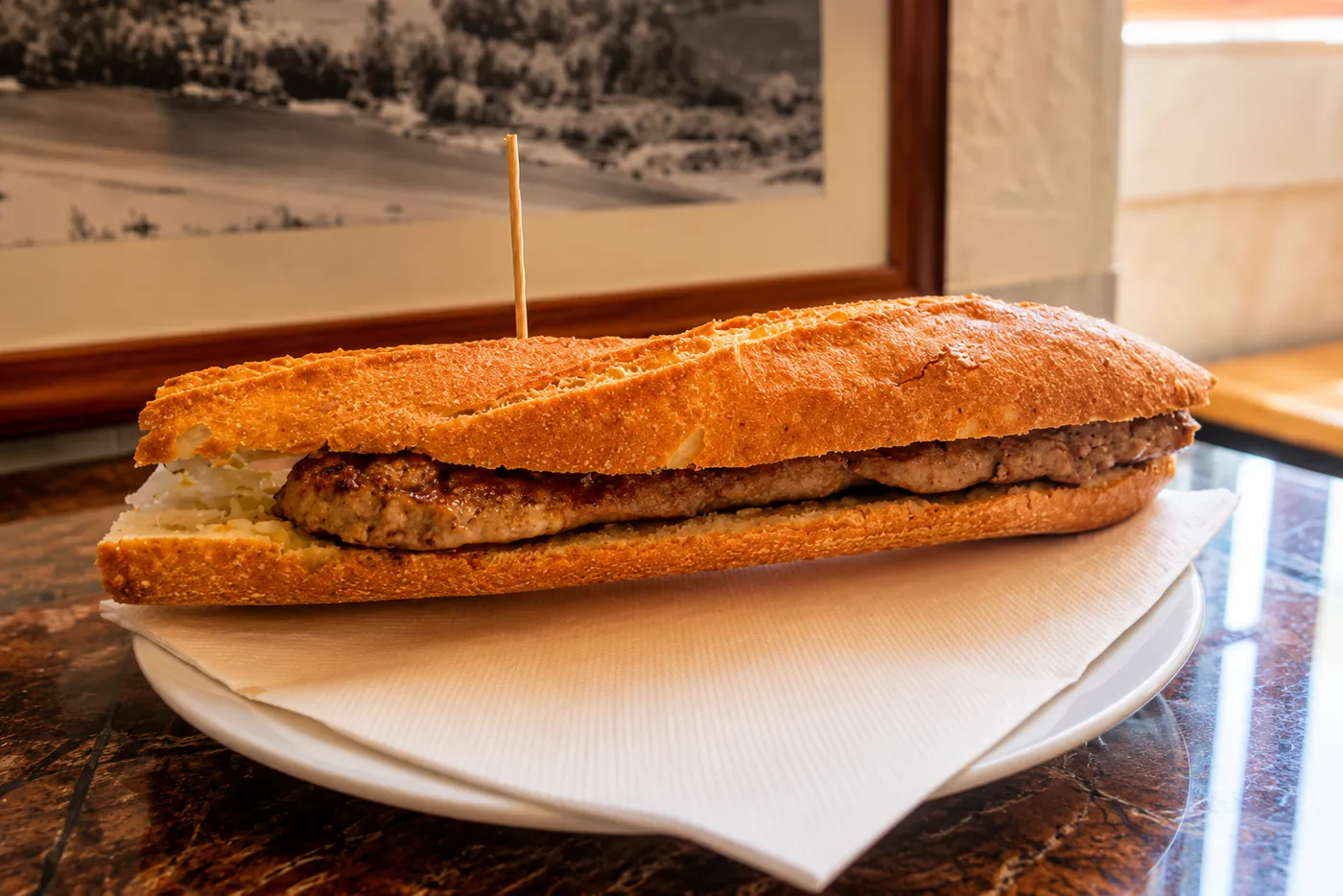 Bocadillo de longaniza