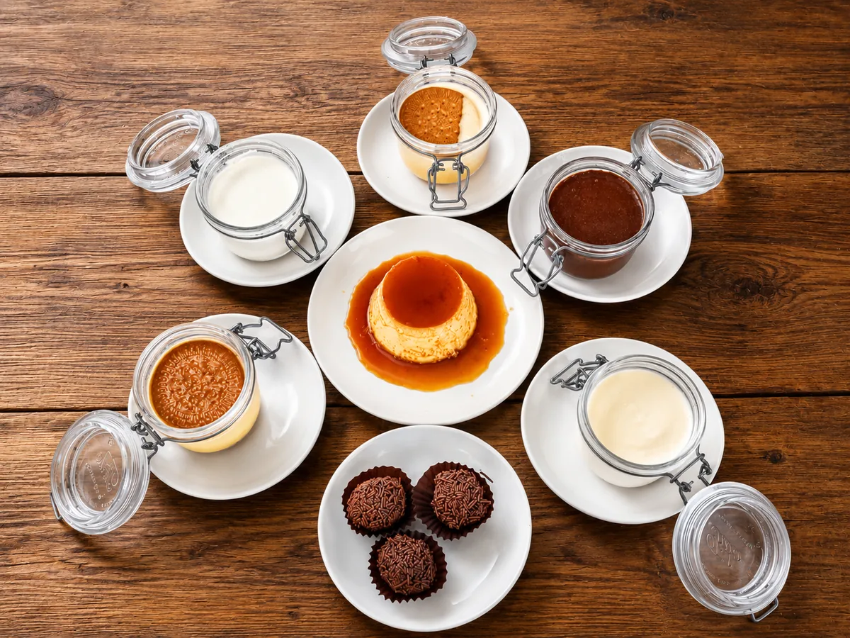 Postres caseros: flan, natillas, cuajada, mousse y trufas